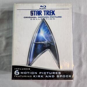 Star Trek Original Motion Picture Collection Blu-ray 7 Disc Set Kirk Spock